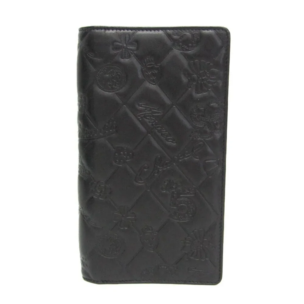 CHANEL Black Leather Wallet